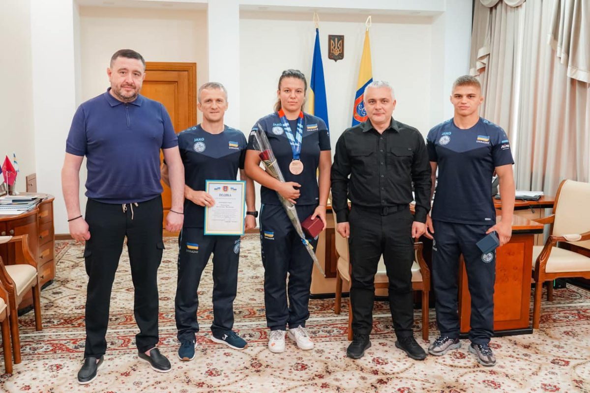 Вихованців ФСК “Хімік” відзначили керівники області за високі результати на Чемпіонаті Європи зі спортивної боротьби