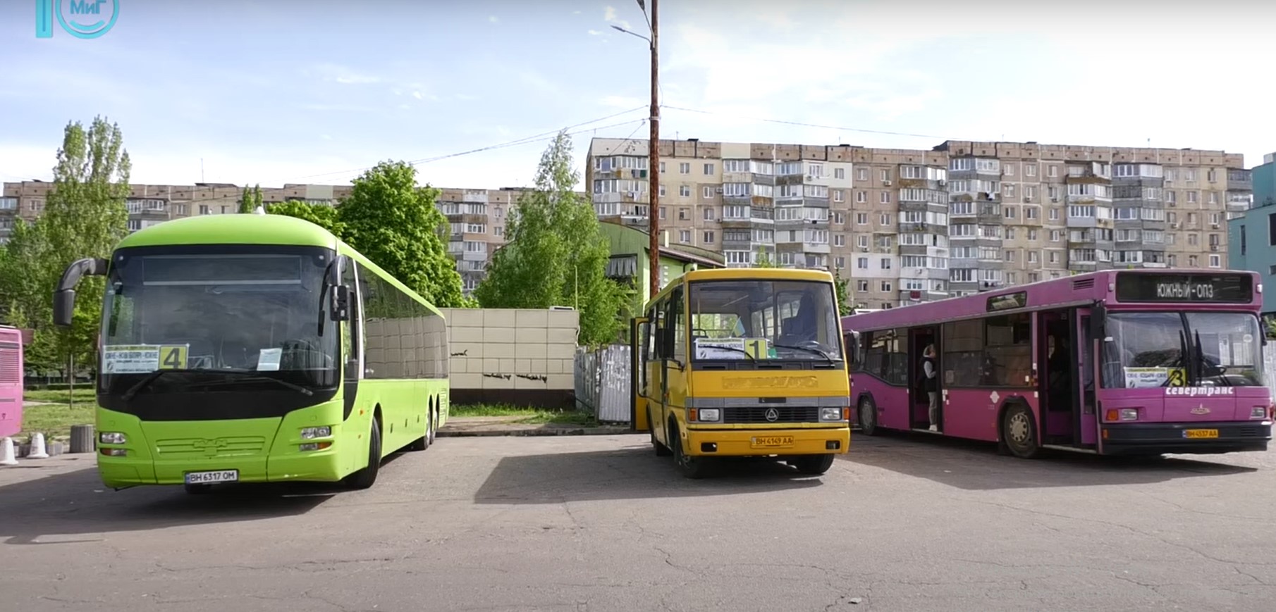 Здобули: у Южному на соціальних маршрутах сучасні нові автобуси замінили на старі