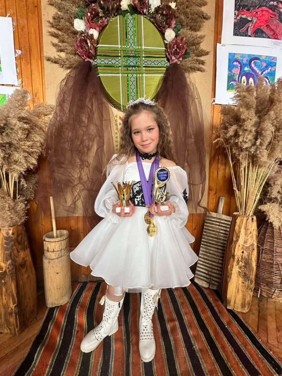 Учениця з Південного завоювала перше місце на всеукраїнському конкурсі творчих мистецтв