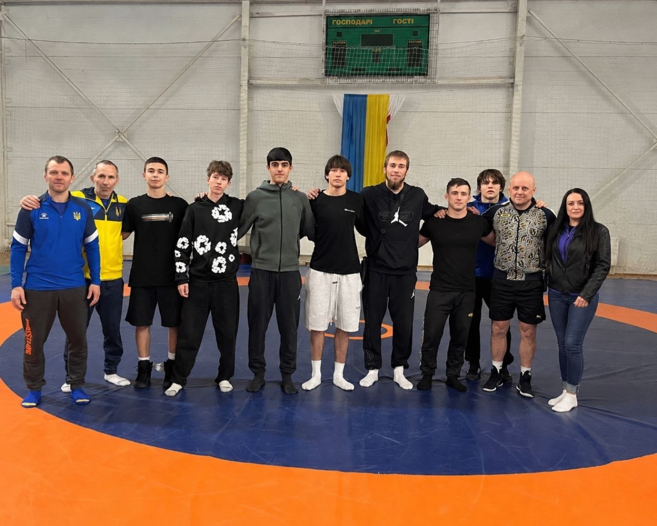 Юні борці з Південного пройшли підготовку разом з першими номерами національної збірної